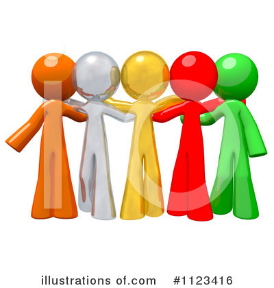 Royalty-Free (RF) Diversity Clipart Illustration by Leo Blanchette - Stock Sample #1123416