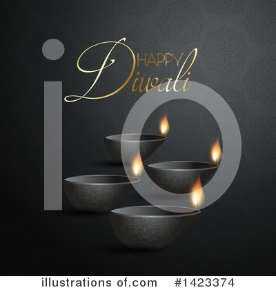 Royalty-Free (RF) Diwali Clipart Illustration by KJ Pargeter - Stock Sample #1423374