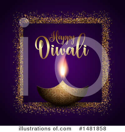 Royalty-Free (RF) Diwali Clipart Illustration by KJ Pargeter - Stock Sample #1481858