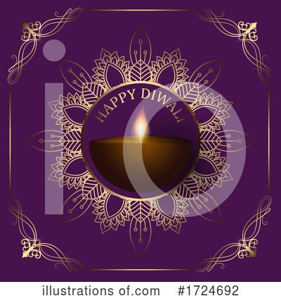 Royalty-Free (RF) Diwali Clipart Illustration by KJ Pargeter - Stock Sample #1724692