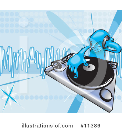 Dj Clipart #11386 by AtStockIllustration