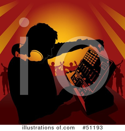 Royalty-Free (RF) Dj Clipart Illustration by dero - Stock Sample #51193