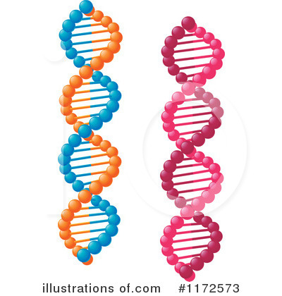 Royalty-Free (RF) Dna Clipart Illustration by Vector Tradition SM - Stock Sample #1172573