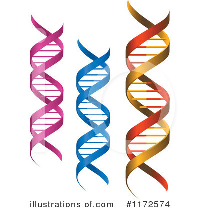 Royalty-Free (RF) Dna Clipart Illustration by Vector Tradition SM - Stock Sample #1172574