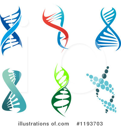 Royalty-Free (RF) Dna Clipart Illustration by Vector Tradition SM - Stock Sample #1193703