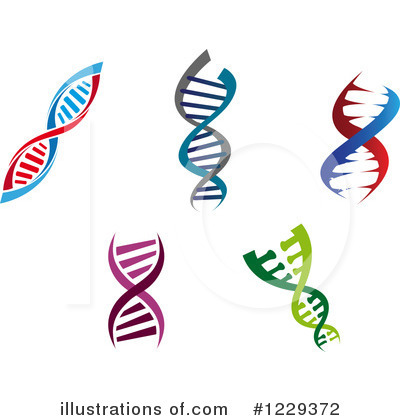 Royalty-Free (RF) Dna Clipart Illustration by Vector Tradition SM - Stock Sample #1229372