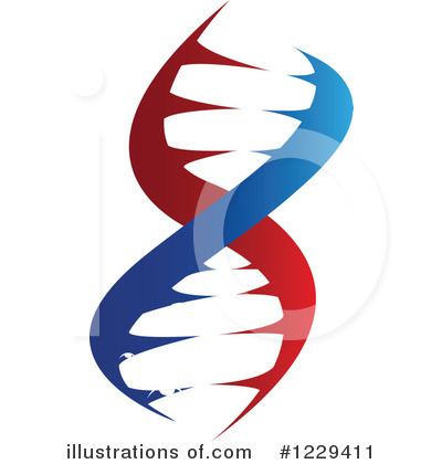 Royalty-Free (RF) Dna Clipart Illustration by Vector Tradition SM - Stock Sample #1229411