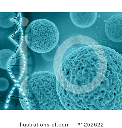 Royalty-Free (RF) Dna Clipart Illustration by KJ Pargeter - Stock Sample #1252622