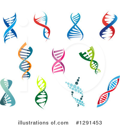 Royalty-Free (RF) Dna Clipart Illustration by Vector Tradition SM - Stock Sample #1291453