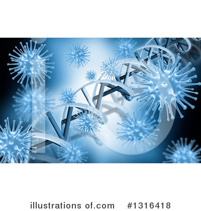 Virus Clipart #1316418 by KJ Pargeter