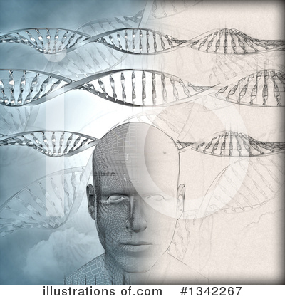 Royalty-Free (RF) Dna Clipart Illustration by KJ Pargeter - Stock Sample #1342267