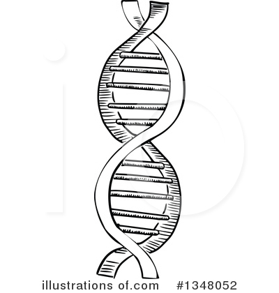 Royalty-Free (RF) Dna Clipart Illustration by Vector Tradition SM - Stock Sample #1348052