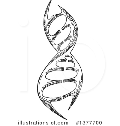 Royalty-Free (RF) Dna Clipart Illustration by Vector Tradition SM - Stock Sample #1377700