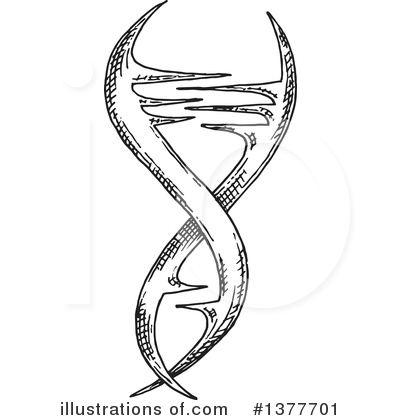 Royalty-Free (RF) Dna Clipart Illustration by Vector Tradition SM - Stock Sample #1377701