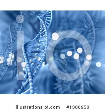 Royalty-Free (RF) Dna Clipart Illustration by KJ Pargeter - Stock Sample #1388950