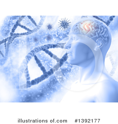Royalty-Free (RF) Dna Clipart Illustration by KJ Pargeter - Stock Sample #1392177