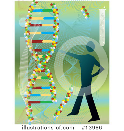 Royalty-Free (RF) Dna Clipart Illustration by Rasmussen Images - Stock Sample #13986