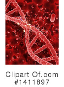 Dna Clipart #1411897 by KJ Pargeter