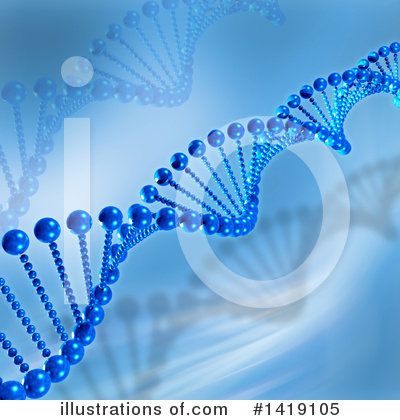 Royalty-Free (RF) Dna Clipart Illustration by KJ Pargeter - Stock Sample #1419105