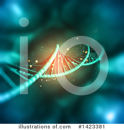 Royalty-Free (RF) Dna Clipart Illustration by KJ Pargeter - Stock Sample #1423381