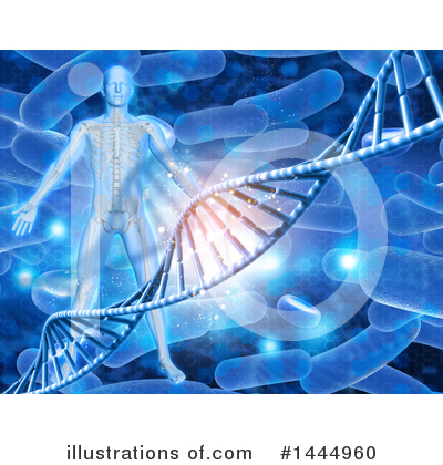 Royalty-Free (RF) Dna Clipart Illustration by KJ Pargeter - Stock Sample #1444960