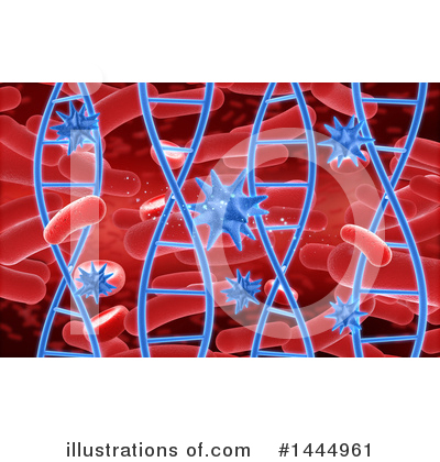 Royalty-Free (RF) Dna Clipart Illustration by KJ Pargeter - Stock Sample #1444961