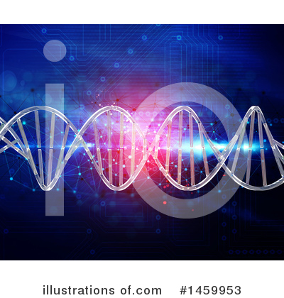Royalty-Free (RF) Dna Clipart Illustration by KJ Pargeter - Stock Sample #1459953