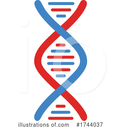 Dna Clipart #1744037 by Vector Tradition SM