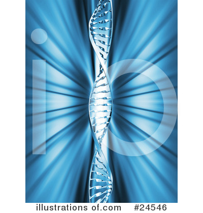 Royalty-Free (RF) Dna Clipart Illustration by KJ Pargeter - Stock Sample #24546