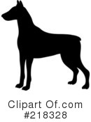 Doberman Clipart #218328 by Pams Clipart