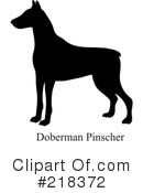 Doberman Clipart #218372 by Pams Clipart