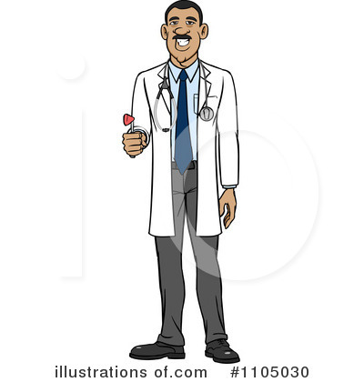 Royalty-Free (RF) Doctor Clipart Illustration by Cartoon Solutions - Stock Sample #1105030