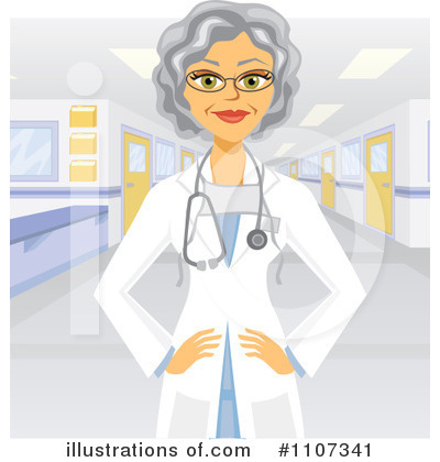Royalty-Free (RF) Doctor Clipart Illustration by Amanda Kate - Stock Sample #1107341