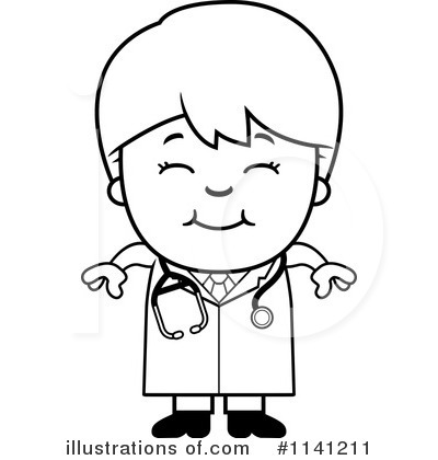 Royalty-Free (RF) Doctor Clipart Illustration by Cory Thoman - Stock Sample #1141211