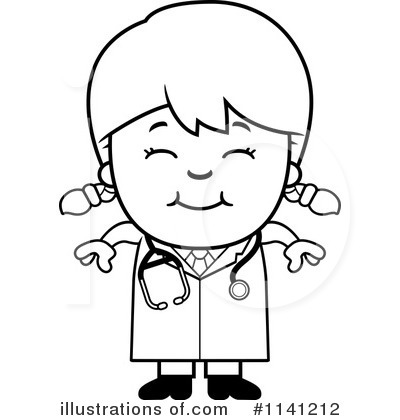 Royalty-Free (RF) Doctor Clipart Illustration by Cory Thoman - Stock Sample #1141212