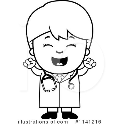 Royalty-Free (RF) Doctor Clipart Illustration by Cory Thoman - Stock Sample #1141216