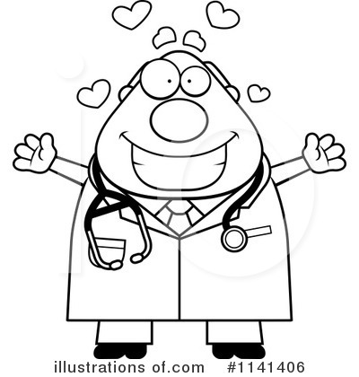 Royalty-Free (RF) Doctor Clipart Illustration by Cory Thoman - Stock Sample #1141406