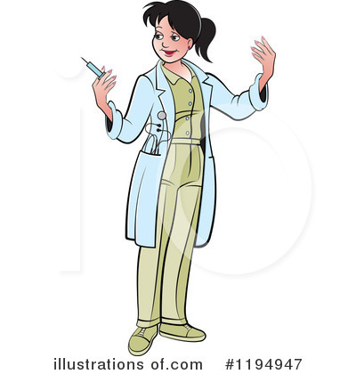 Royalty-Free (RF) Doctor Clipart Illustration by Lal Perera - Stock Sample #1194947