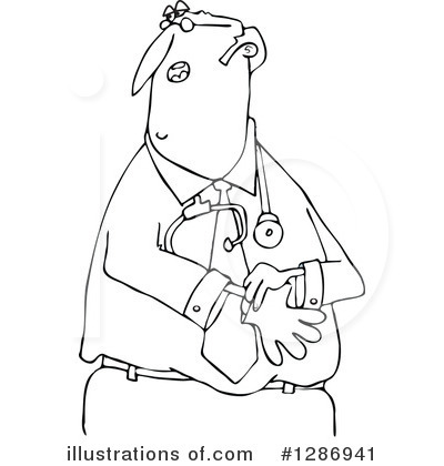 Royalty-Free (RF) Doctor Clipart Illustration by djart - Stock Sample #1286941