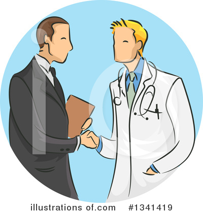 Royalty-Free (RF) Doctor Clipart Illustration by BNP Design Studio - Stock Sample #1341419