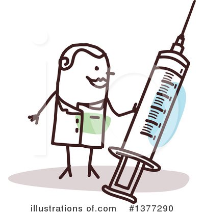 Royalty-Free (RF) Doctor Clipart Illustration by NL shop - Stock Sample #1377290