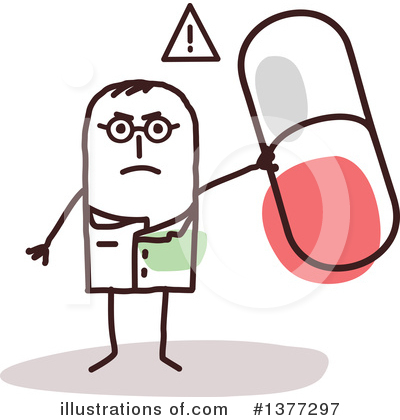 Royalty-Free (RF) Doctor Clipart Illustration by NL shop - Stock Sample #1377297