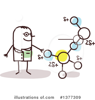 Molecules Clipart #1377309 by NL shop