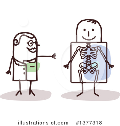 Skeleton Clipart #1377318 by NL shop
