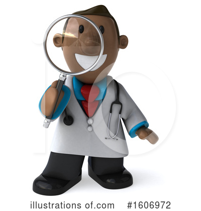 Black Male Doctor Clipart #1606972 by Julos