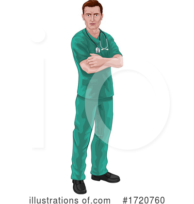 Royalty-Free (RF) Doctor Clipart Illustration by AtStockIllustration - Stock Sample #1720760
