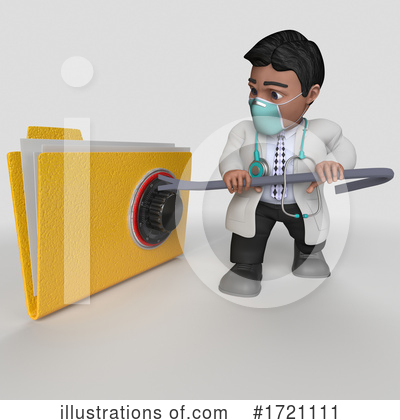 Royalty-Free (RF) Doctor Clipart Illustration by KJ Pargeter - Stock Sample #1721111