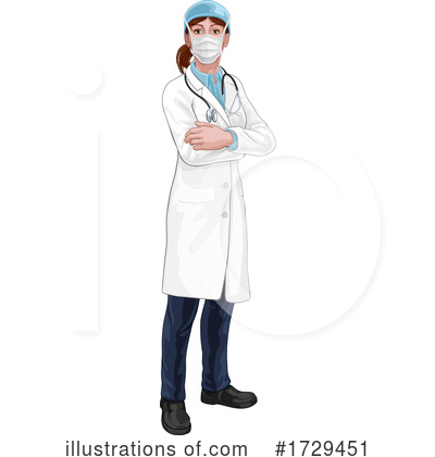 Nurse Clipart #1729451 by AtStockIllustration