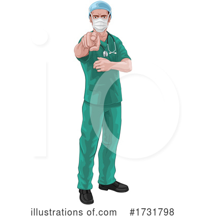 Royalty-Free (RF) Doctor Clipart Illustration by AtStockIllustration - Stock Sample #1731798