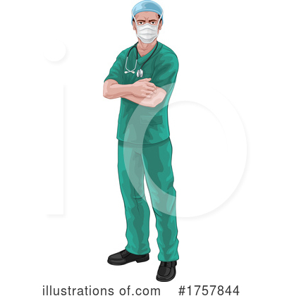 Royalty-Free (RF) Doctor Clipart Illustration by AtStockIllustration - Stock Sample #1757844